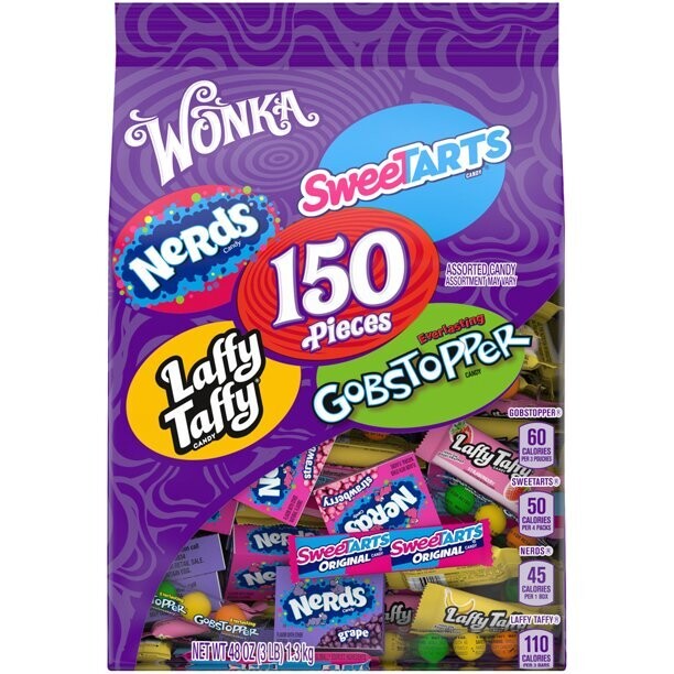 Party Bag - Wonka Assorted Candy 150ct