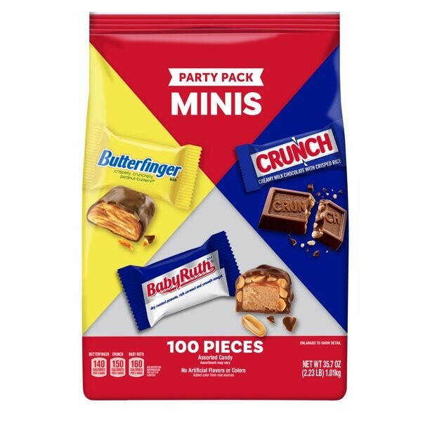 Party Bag - Butterfinger Assorted Party Pack Mini, 100ct