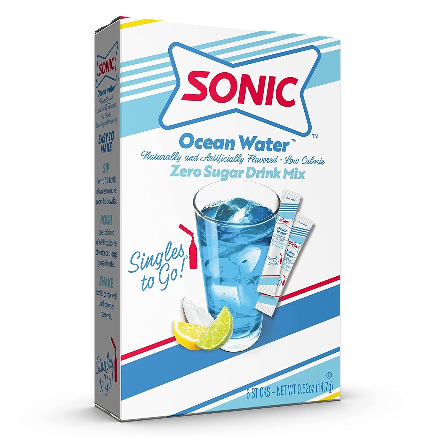 Sonic Ocean Water 6ct - (add to 16.9oz water)