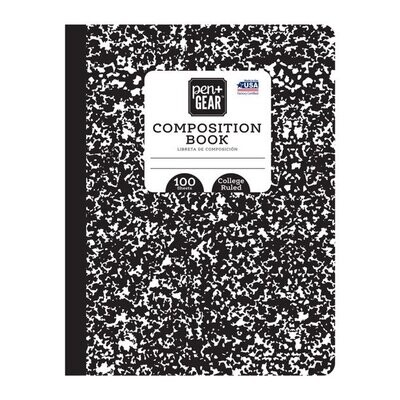Composition Notebook College Rule 100 sheets