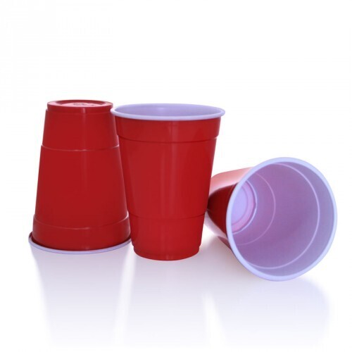 Red Plastic Party Cups 16oz 16ct