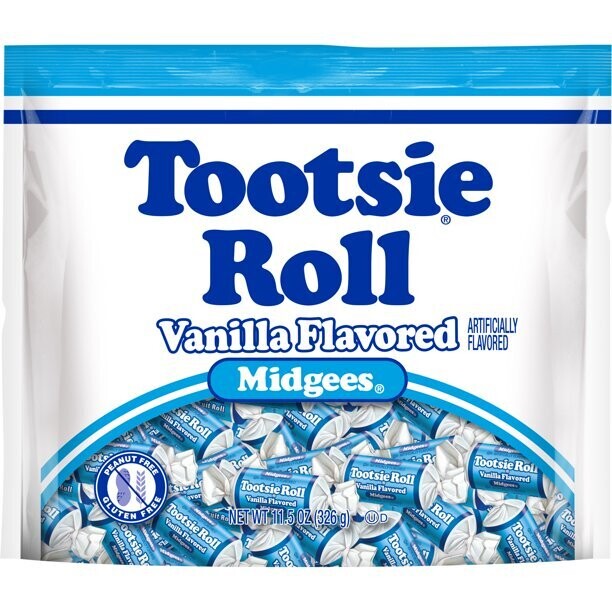Share Pack    Tootsie Roll Vanilla-Flavored Midgees