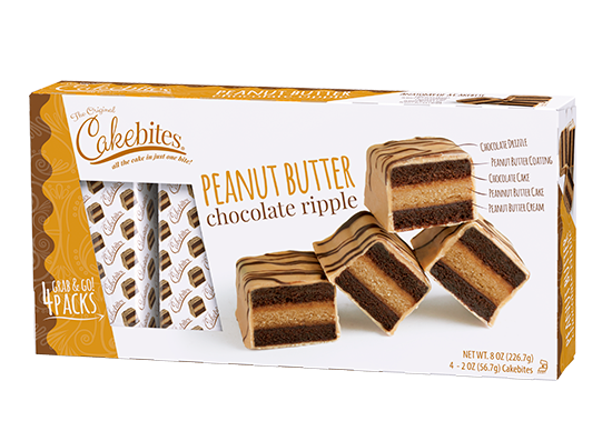 Cakebites Peanut Butter Chocolate Ripple Cakes