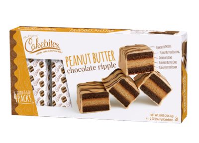 Cakebites Peanut Butter Chocolate Ripple Cakes