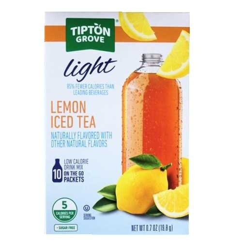 Tipton Grove 10ct - (add to 16.9oz water)     Lemon Iced Tea