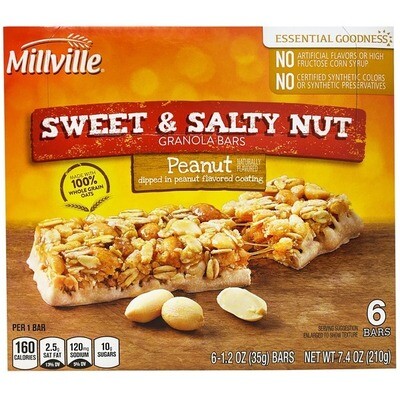 Granola Bars - Sweet & Salty Nut 6ct - Peanut
