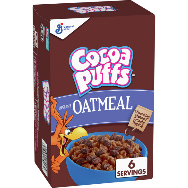 Cereal-flavored Oatmeal 6ct - Cocoa Puffs
