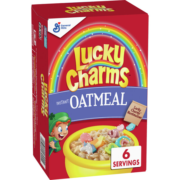 Cereal-flavored Oatmeal 6ct - Lucky Charms
