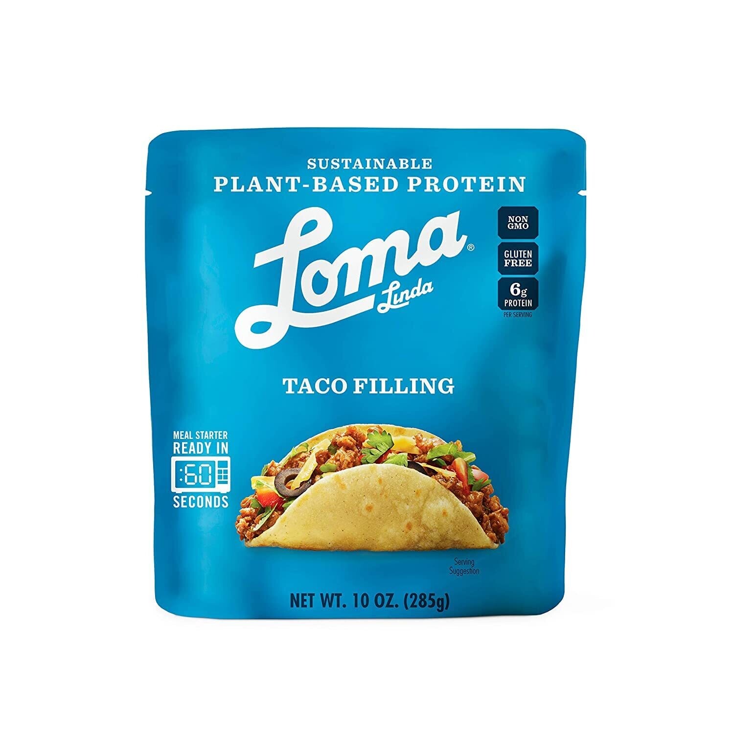 Loma Linda Plant-Based Microwavable Pouch - Taco Filling
