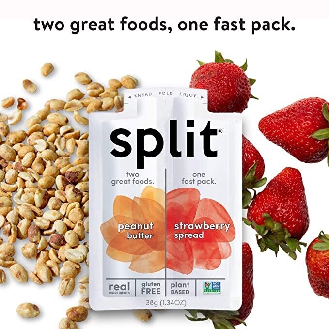 Split Pouch - Peanut Butter & Strawberry Spread