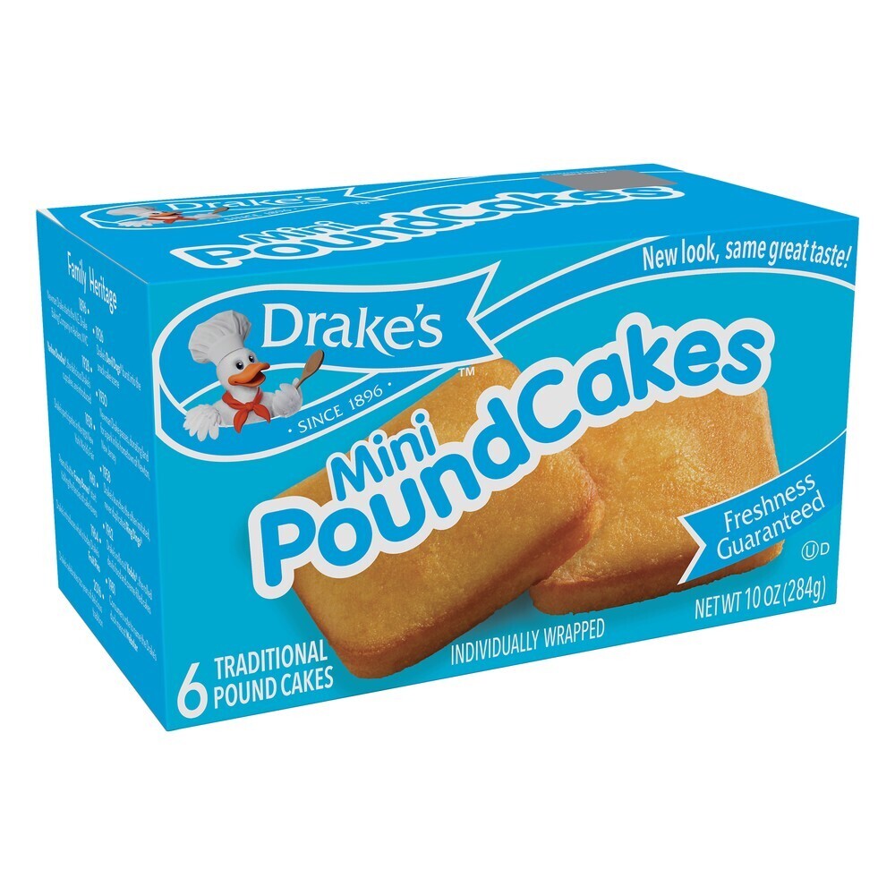 Drake&#39;s -    Mini Pound Cakes 6ct