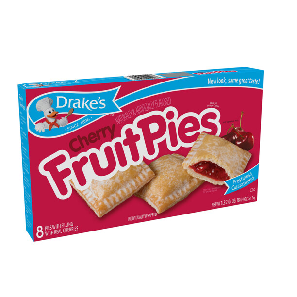 Drake's -   Cherry Fruit Pies 8ct