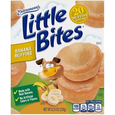 Entenmann's -    Little Bites Banana Muffins 5ct