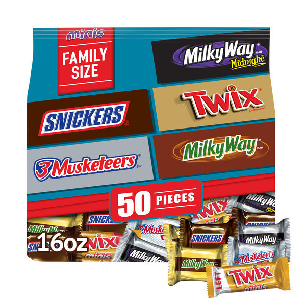 Fun Size Candy     Variety Pack 50ct