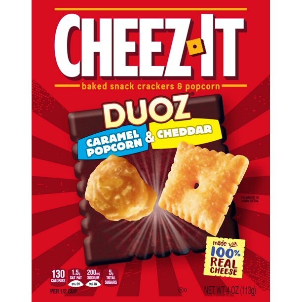 Cheez It Boxes     Duoz (Caramel Popcorn & Cheddar)