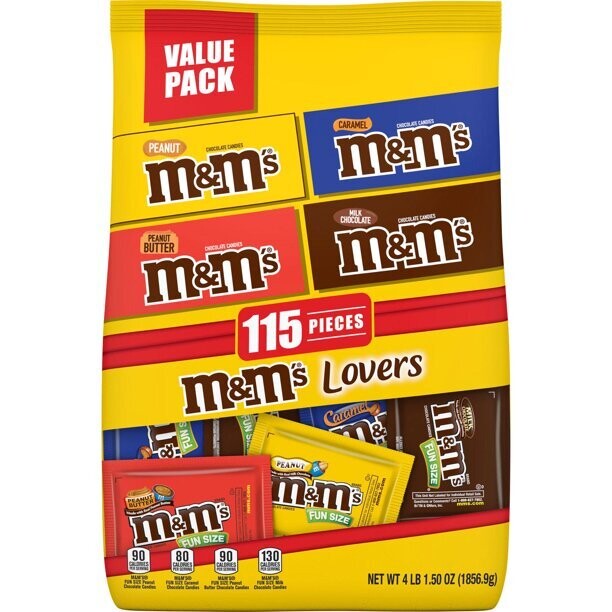 Party Bags     M&M's Value Pack 115ct