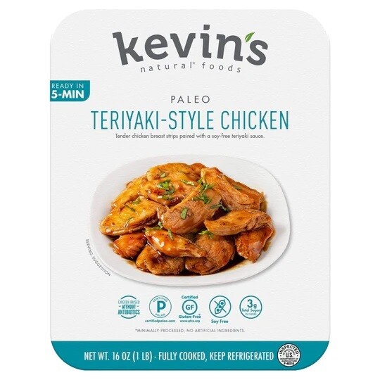 Kevin's Natural Foods Fully Cooked - Teriyaki Chicken