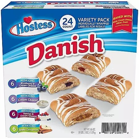 Hostess -    Danish Claw Club Pack 24ct