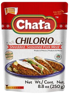 Chata Chilorio Shredded, Seasoned Pork Meat