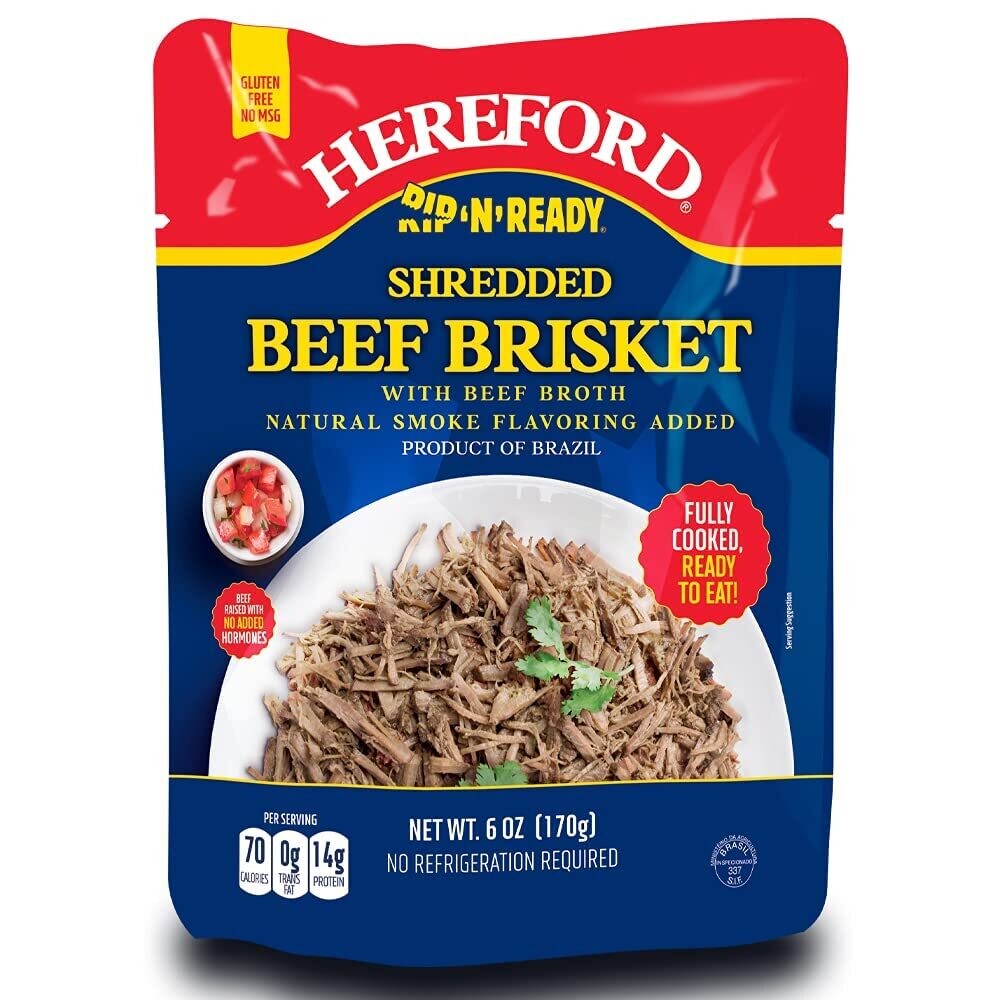 Hereford Rip-n-Ready Shredded Beef Brisket