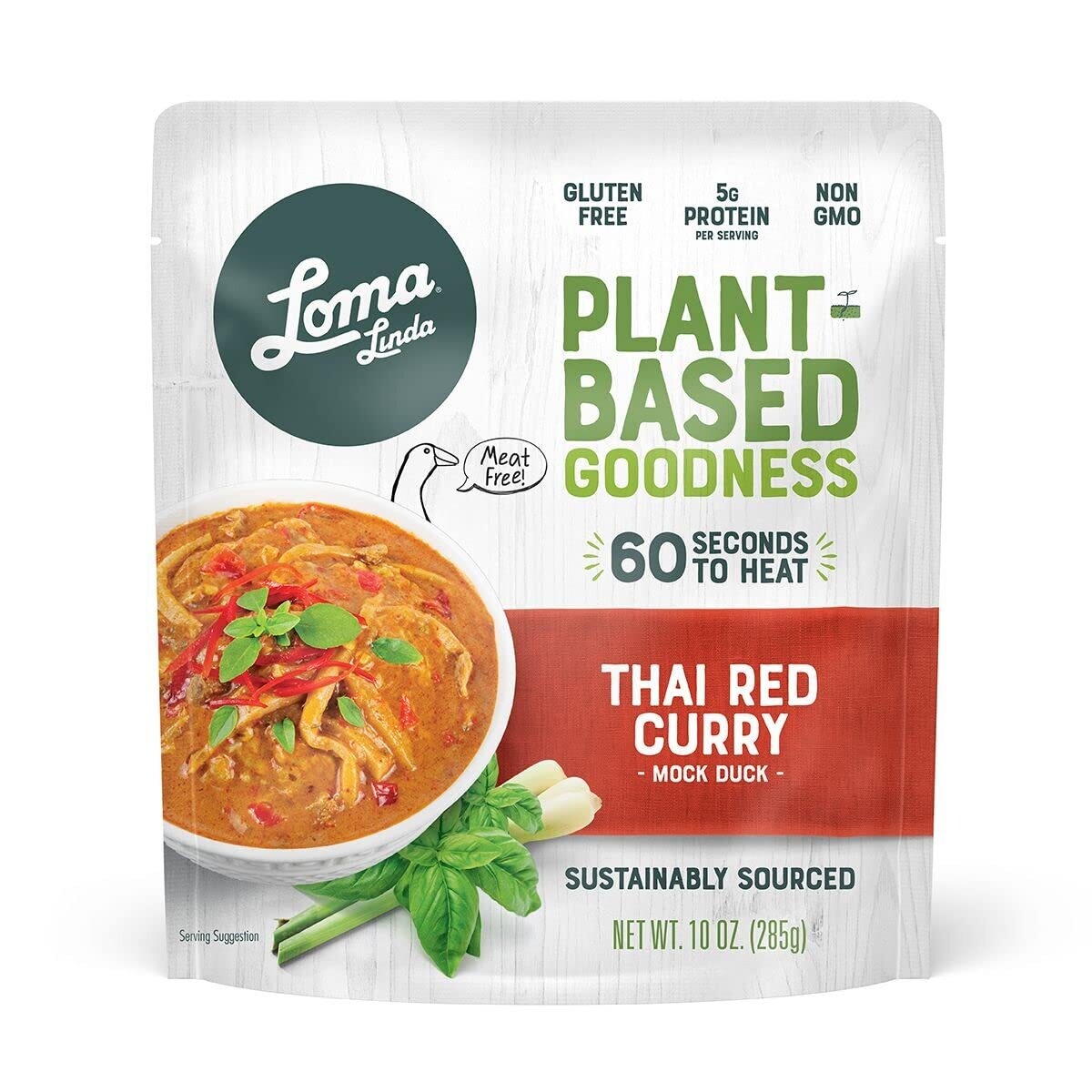 Loma Linda Plant-Based Microwavable Pouch - Thai Red Curry