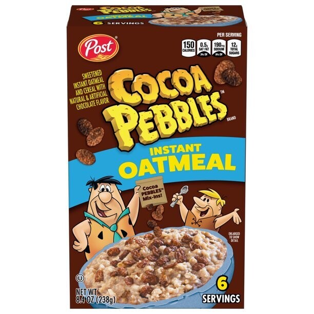 Cereal-flavored Oatmeal 6ct - Cocoa Pebbles