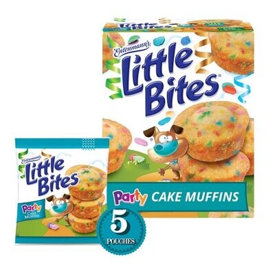 Entenmann's -    Little Bites Party Cake Muffins 5ct