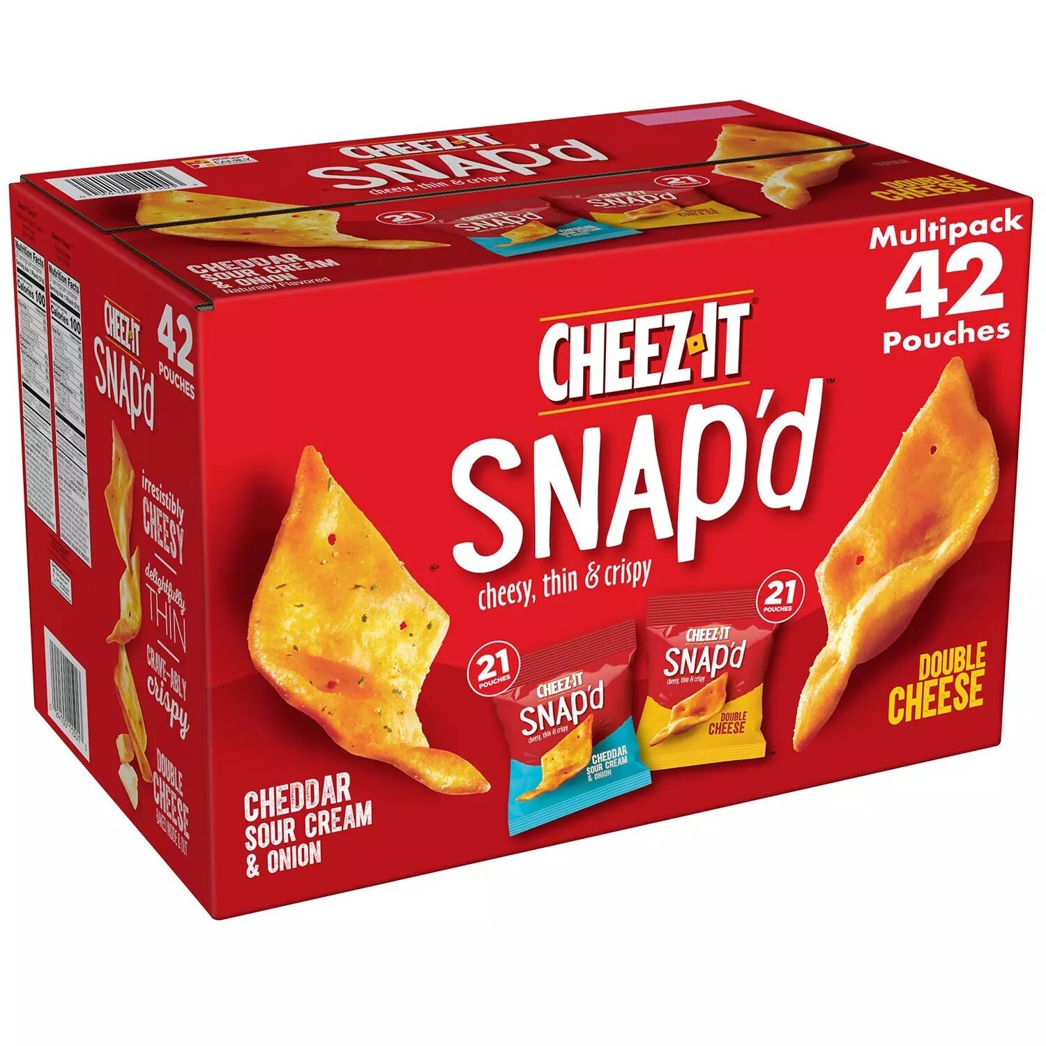 Cheez It - Snap'd Club Pack 42ct