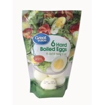 Eggs - Hard-Boiled and Peeled 6ct