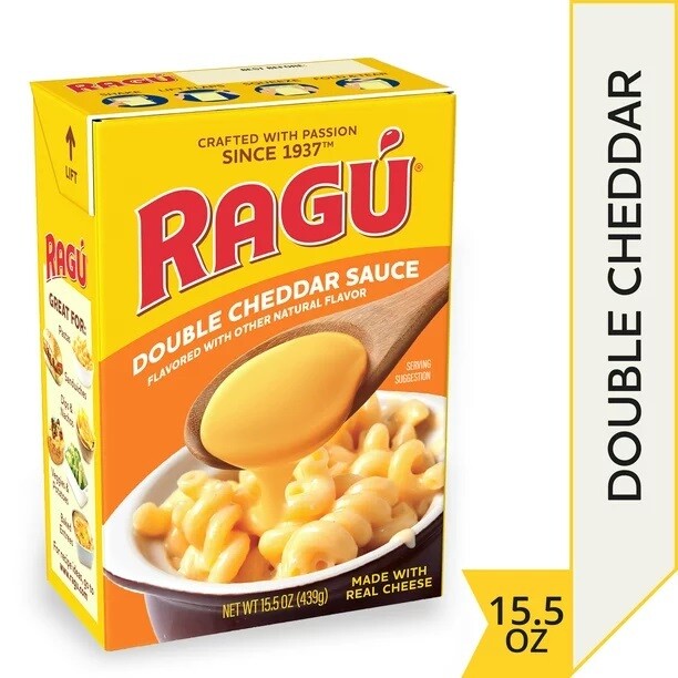 Ragu Double Cheddar Sauce Box