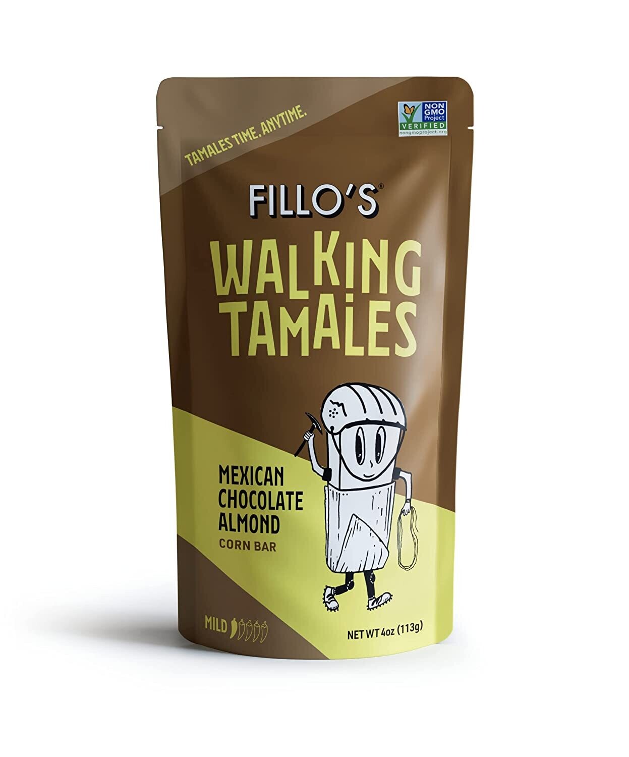 Fillo's Walking Tamales Corn Bar - Mexican Chocolate Almond (mild)