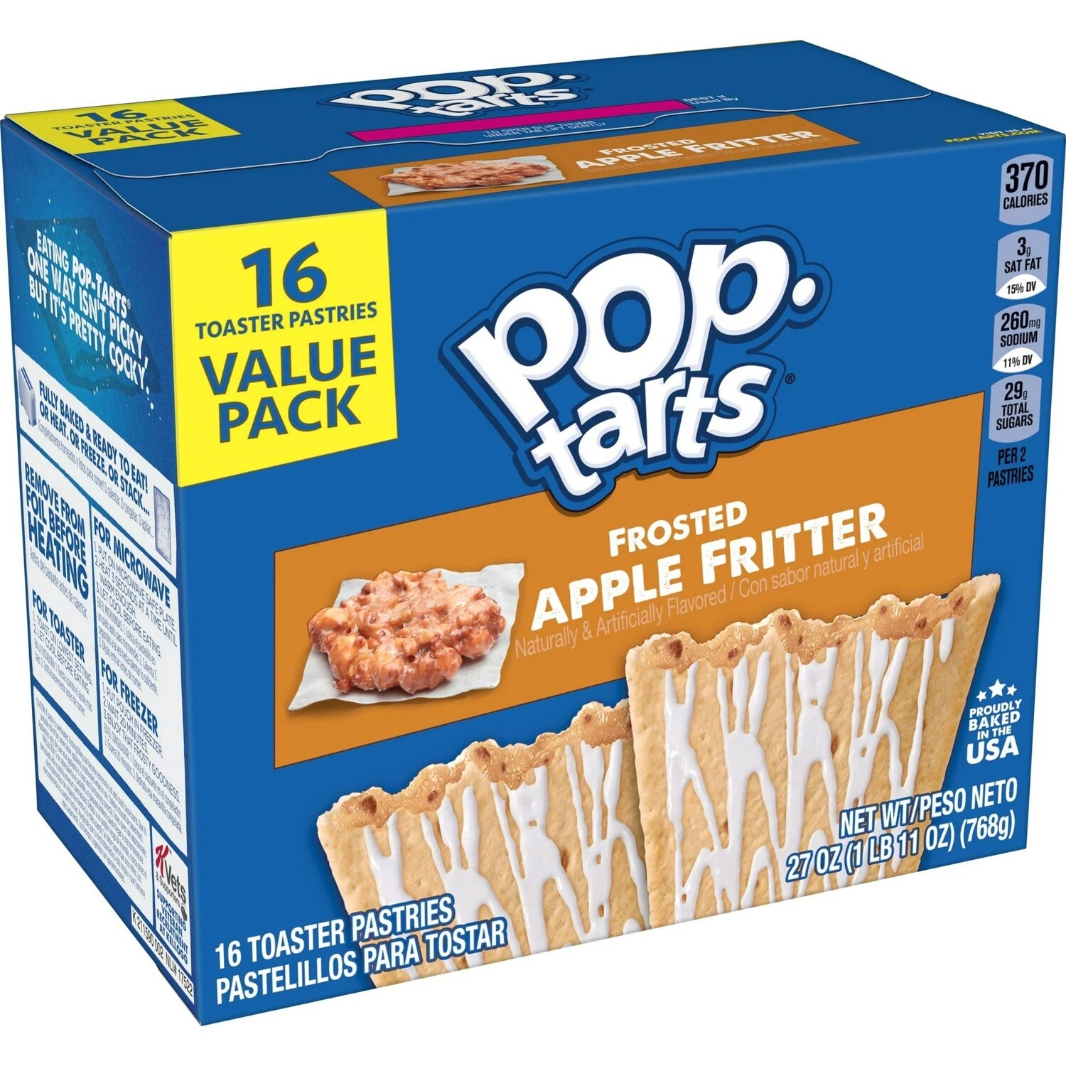 Pop Tarts 16ct Value Pack     Frosted Apple Fritter