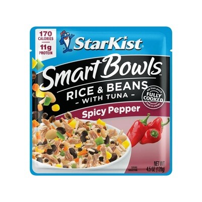 Starkist Smart Bowls - Spicy Pepper Rice &amp; Beans