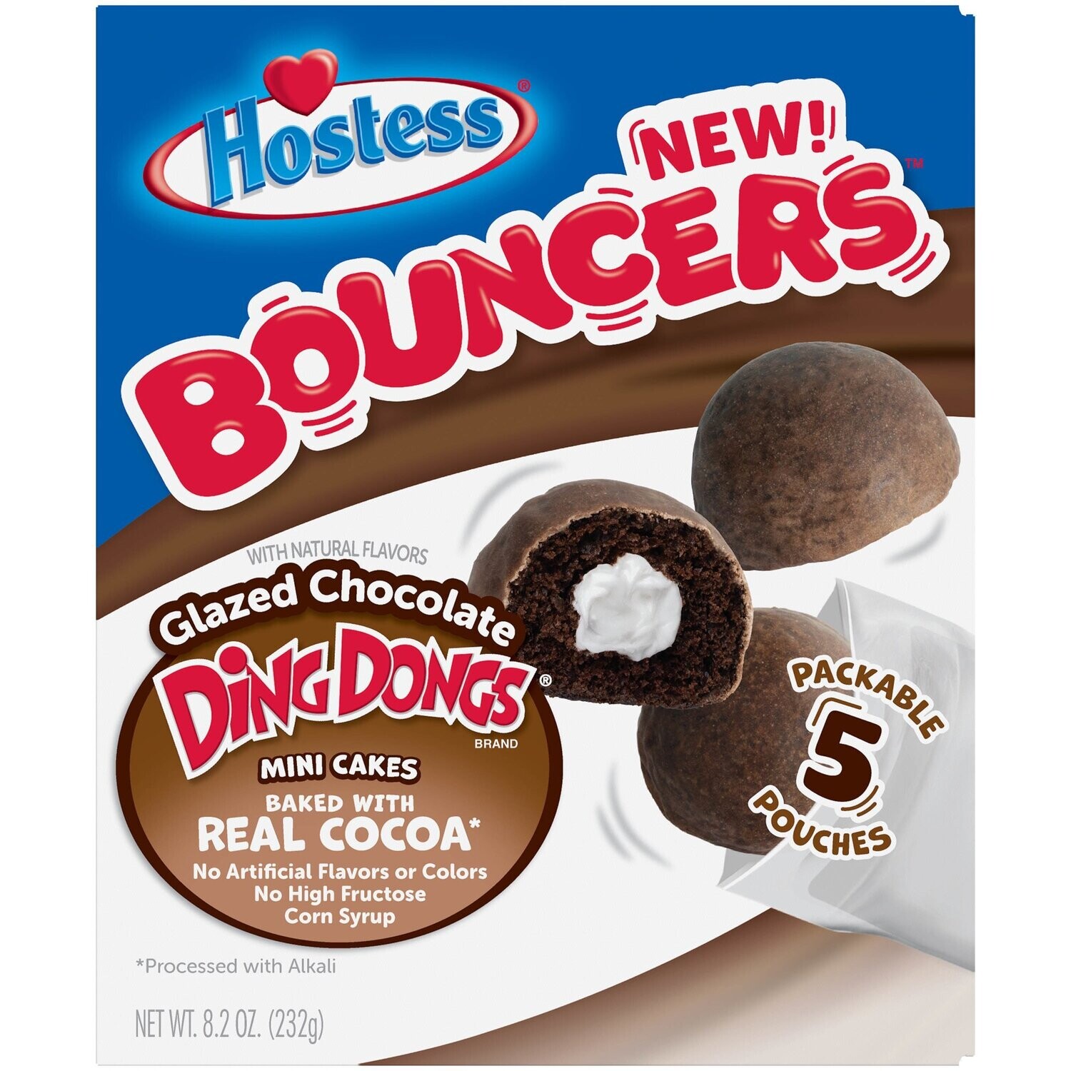 Hostess Bouncers Chocolate 5ct