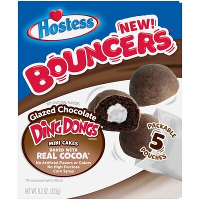 Hostess -    Bouncers chocolate 5ct