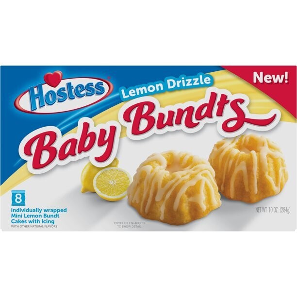 Hostess -    Baby Bundts, Lemon Drizzle 8ct