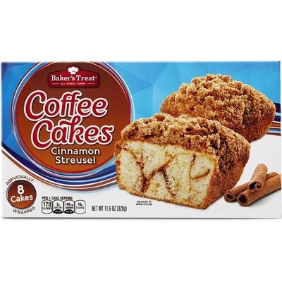 Baker's Treat Coffee Cakes 8ct