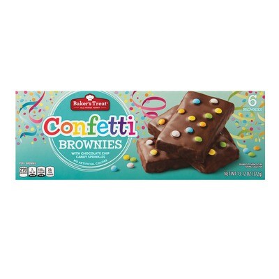 Baker's Treat Confetti Brownies 6ct