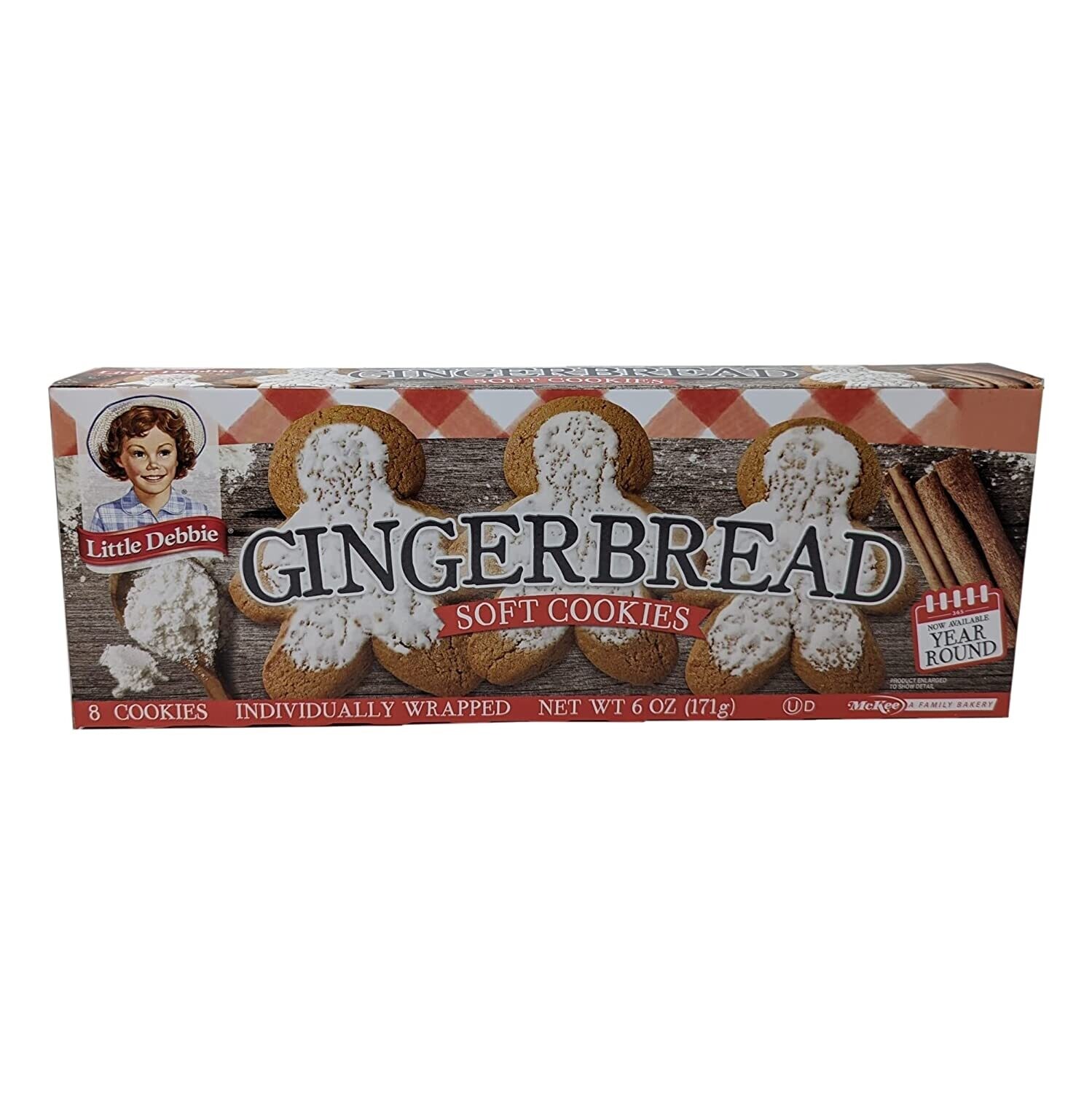 Little Debbies - Gingerbread Soft Cookies 8ct