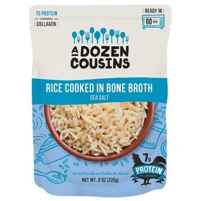 A Dozen Cousins Rice Cooked in Bone Broth - Sea Salt