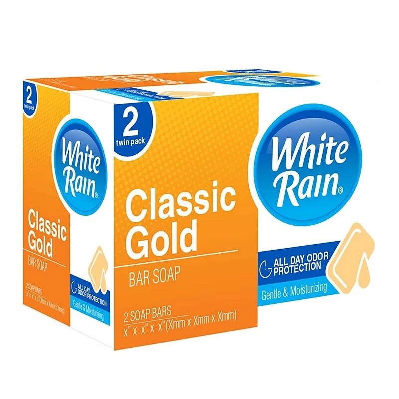 White Rain Soap - Classic Gold 3.17oz 3ct