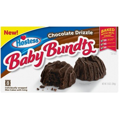Hostess - Baby Bundts, Chocolate Drizzle 8ct