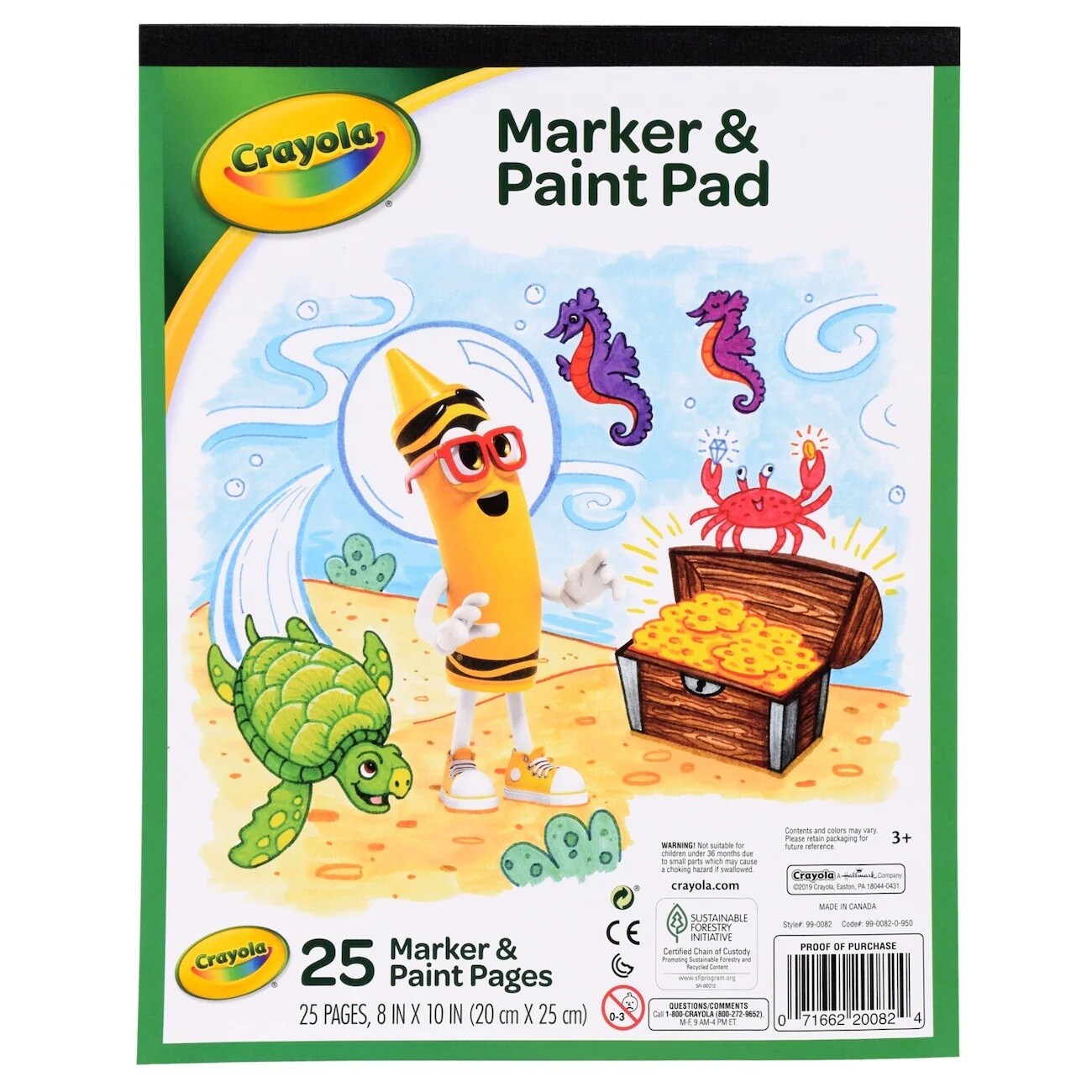 Paint & Marker Pad 8" x 10" - 25ct