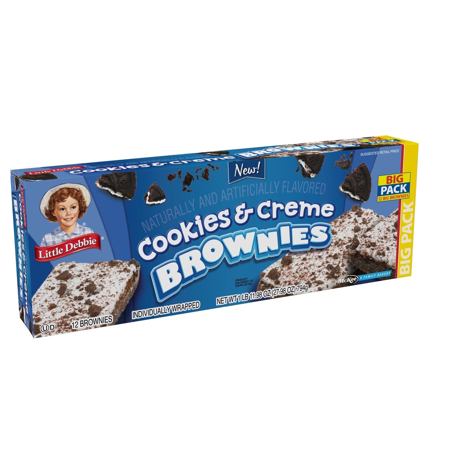 Little Debbies -    Cookies & Creme Brownies Big Pack 12ct