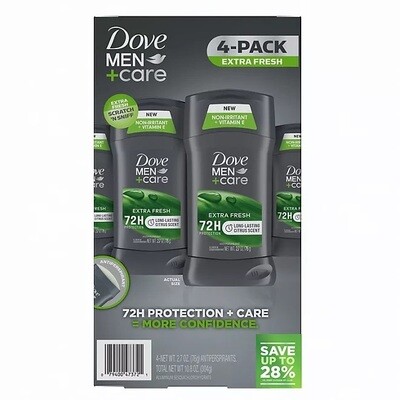 Dove Deodorant Men + Care Extra Fresh Antiperspirant 4ct