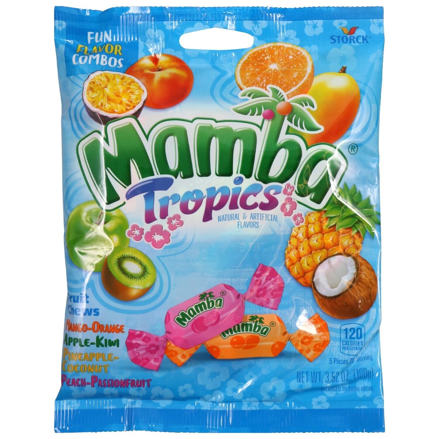 Peg Bags     Mamba Fruit Chews Tropics