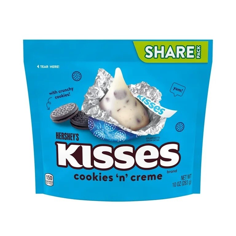 Share Pack Hershey's Kisses Cookies & Cream