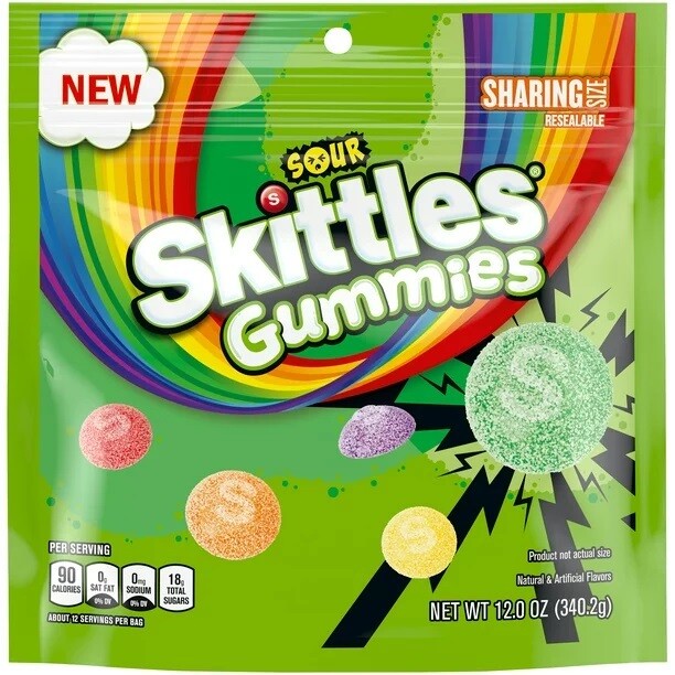 Share Pack    Skittles Gummies Sour