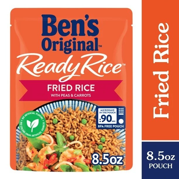 Ben's Original Ready Rice Microwave Pouches     Fried Rice with Peas & Carrots