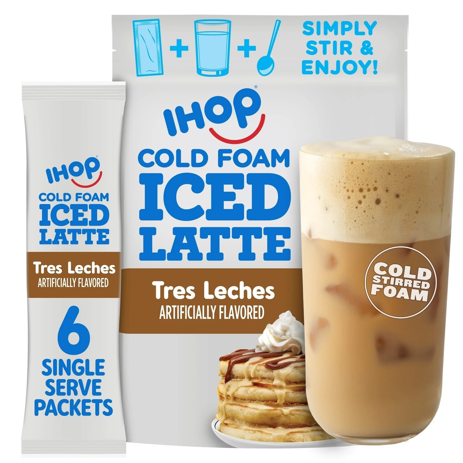 IHOP Cold Foam Iced Latte - Tres Leches